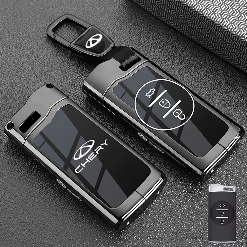 Auto-Schlüsselhülle aus Zinklegierung und TPU für Chery Jaecoo Tigo 7 8 Pro Max Omoda Tigo7 8 PlusJ6 J7plus J8 C5 5 Phev Premium – Detail 9