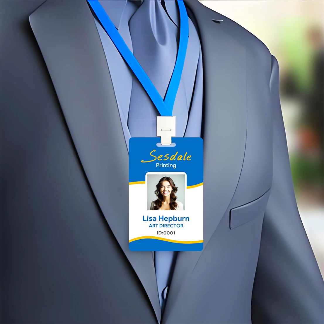 

Custom Employee ID Badge, Double Sided with Name, Logo, Unique Photo ID Card Solution PVC plastic STUDENT IDENTIFICATION CARD