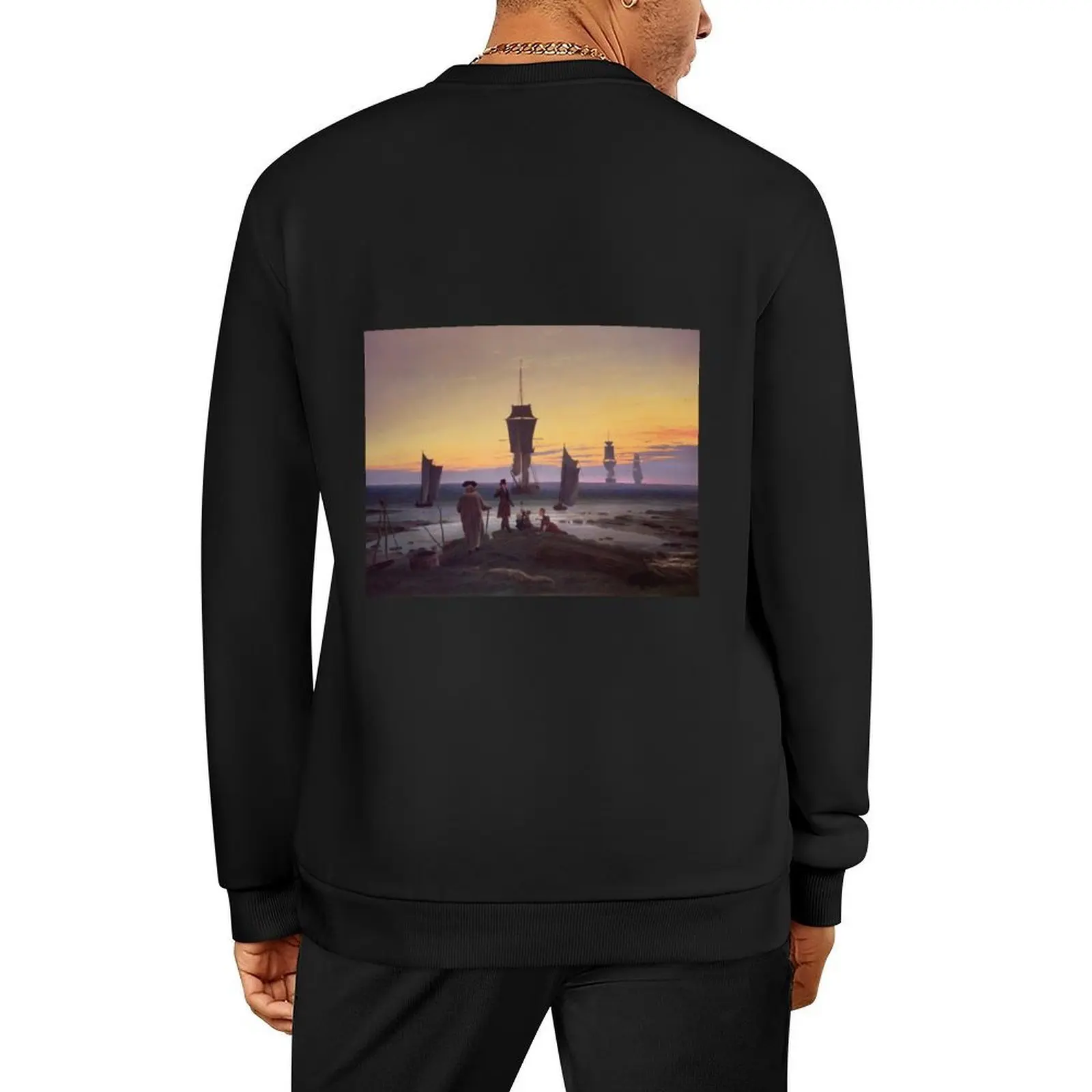 

Caspar David Friedrich - The Stages Of Life Pullover japanese style korean style clothes mens clothes clothes for men sweatshirt