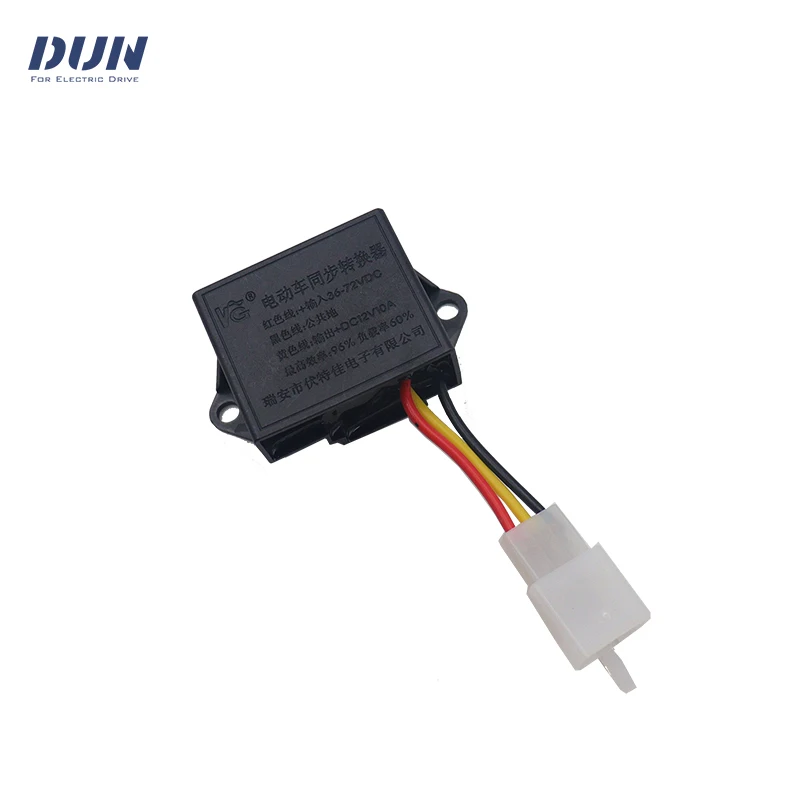 Universal 36V-72V to 12V 10A DC Converter for Lamp Light Speaker High Brake of Scooter Motorcycle