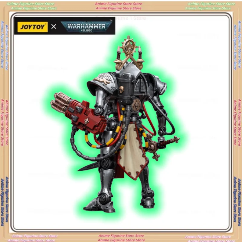 JOYTOY ดาร์คซอร์ส วอร์แฮมเมอร์ 40K ชุดเกราะซุกิยากิ ชูไค คาปัน สีเงินและสีขาว ซิสเตอร์ โคโรเน็ต 1:18 โคคุไซ เมชา