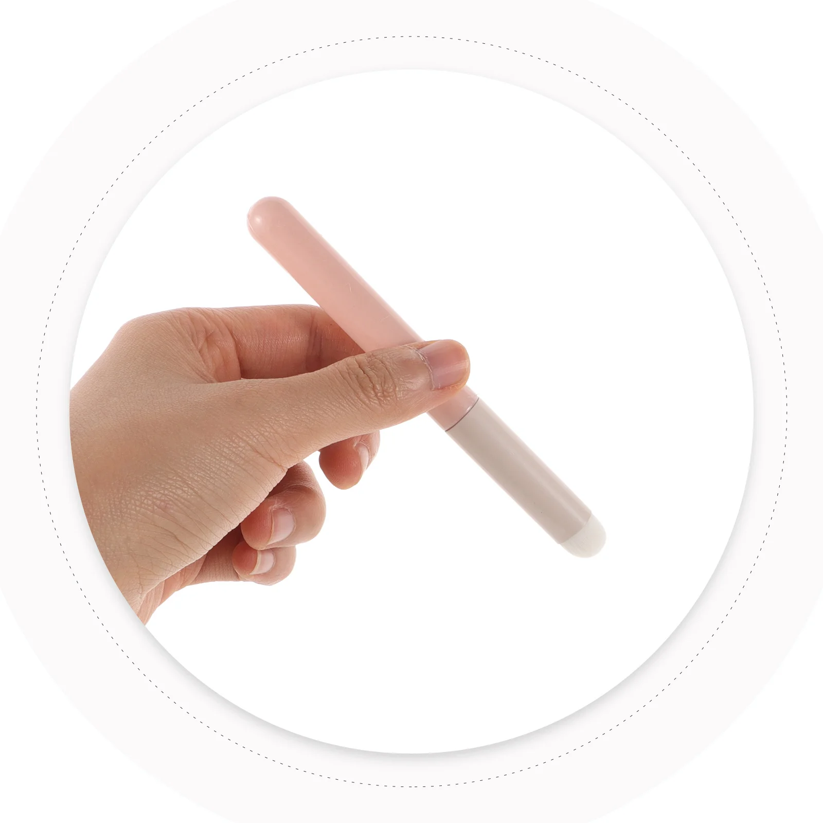 2 stuks ultrazachte lippenborstelset paddestoelkopontwerp voor nauwkeurige lippenstifttoepassing Eenvoudig aan te brengen lipglazuur en balsem