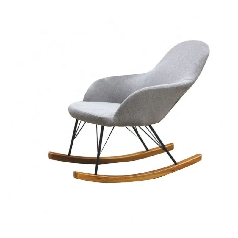 Best Selling Casual Fabric Rocking Chair Sofa Chair for Living Room