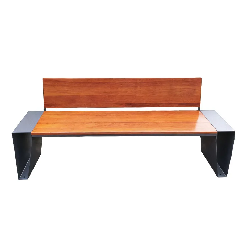 

Factory direct sales, park chairs, outdoor benches, courtyard leisure seats, anti-corrosion solid wood, plastic wood, wrought
