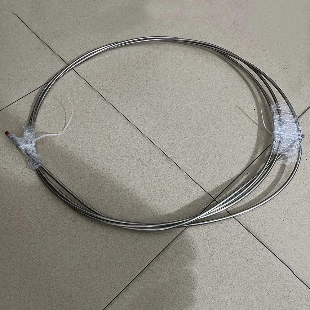 Supplier 6Metres 1/4 High Pressure Pipe With Thread With Collar Water Jet Cutting Head 6.35mm Thread 6m 1/4''OD HP Tube 400077-3