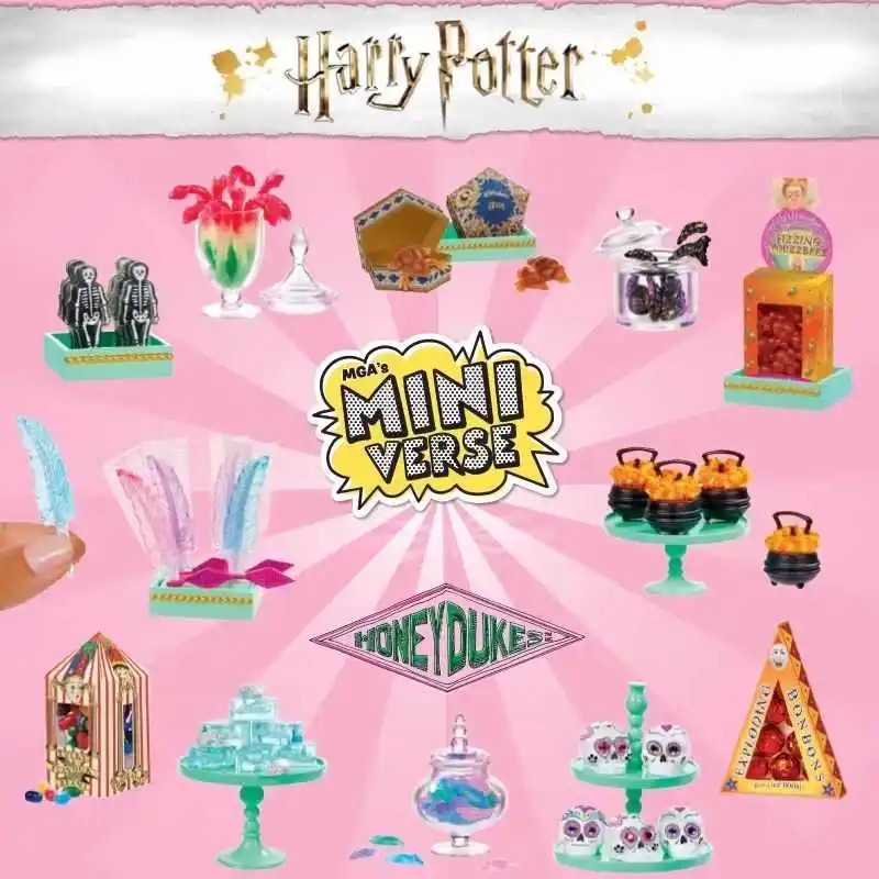 

New Mga Pocket Universe Workshop Harry Potter Honey Duke Candy Surprise Dessert Ball Trendy Blind Box Toy