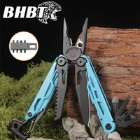 BHBT 17 In 1 Multitool Pliers Folding Multifunctional Tool Portable EDC Outdoor Equipment Home Repair Multi Tool 7 Colors