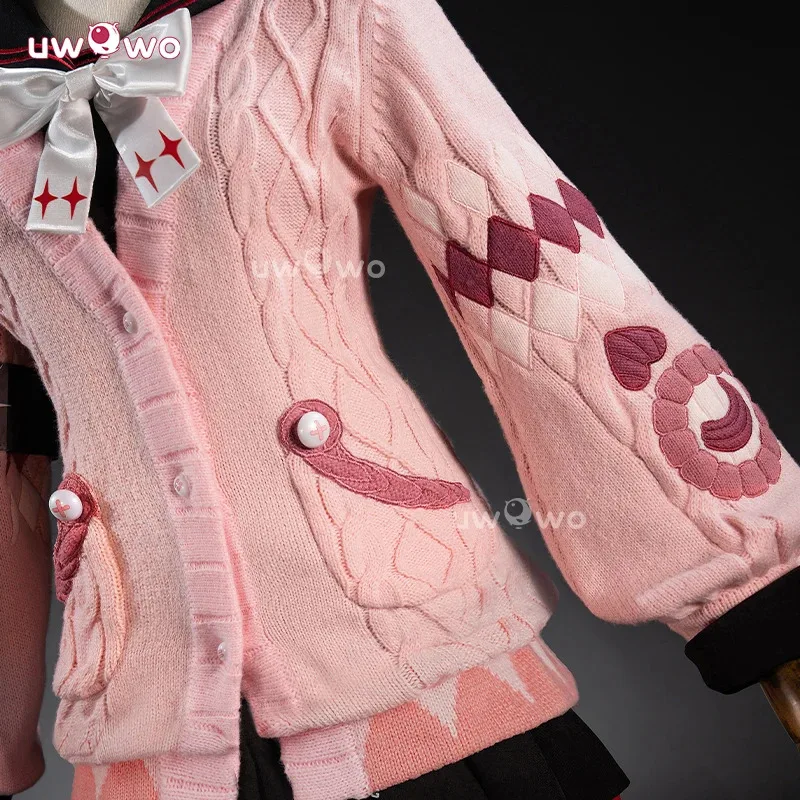 qq28LQUWOWO Collab-Serie: Spiel Zenless Zone Zero ZZZ Ukinami Yuzuha Cosplay-Kostüm mit Tasche Halloween C