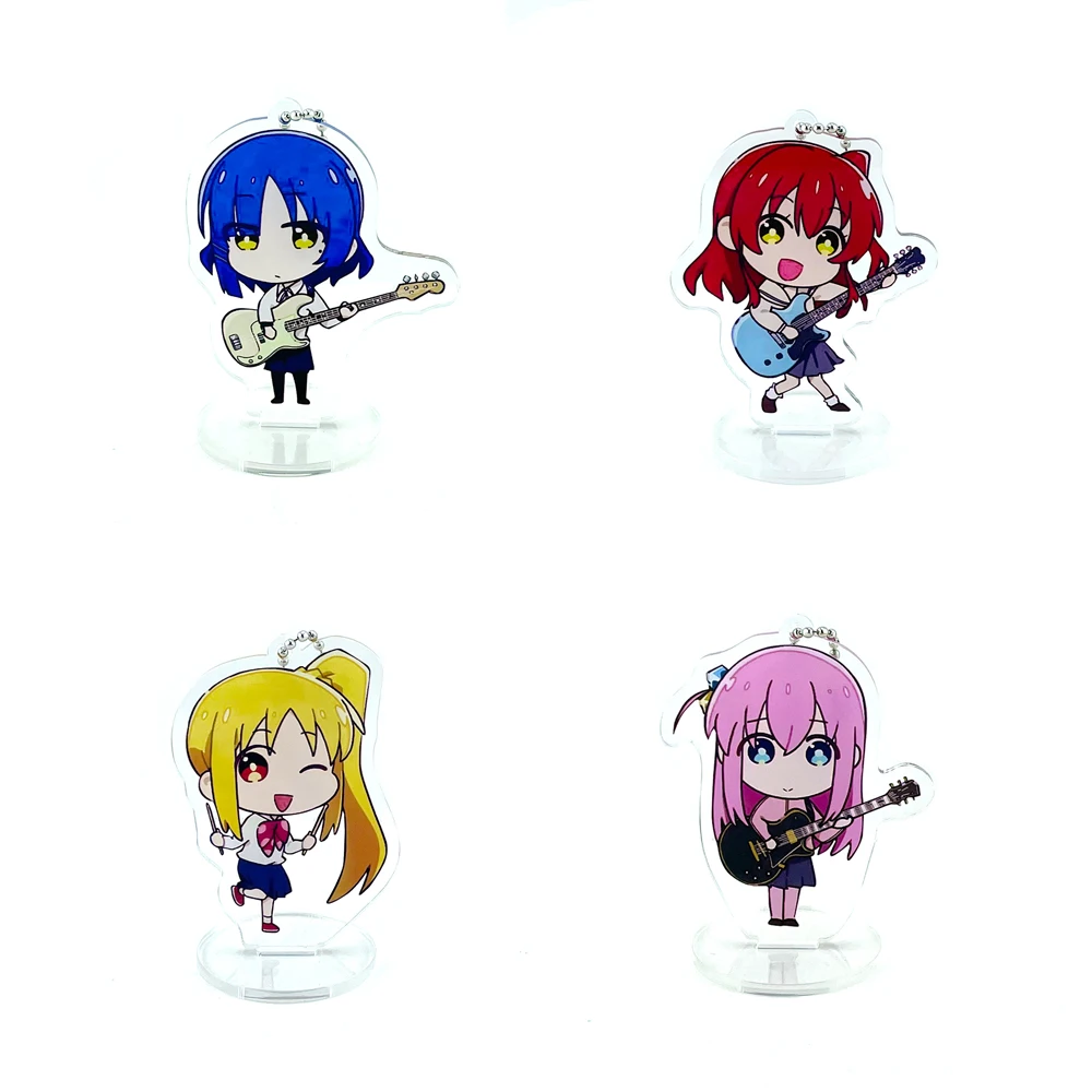 Bocchi the Rock Hitori Gotou Ryou Yamada Nijika Ijichi Ikuyo Kita acrylic figure keychain pendant Hanging double dual purpose