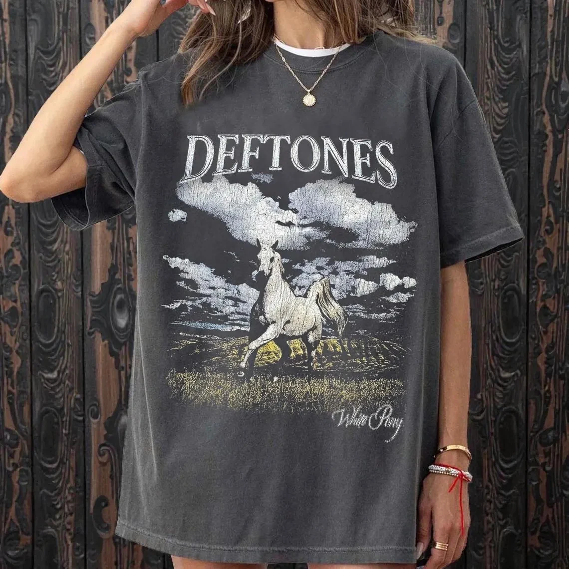 

Deftones White Pony Vintage Shirt Oversized 90s Alternative Metal Band Tee Unisex
