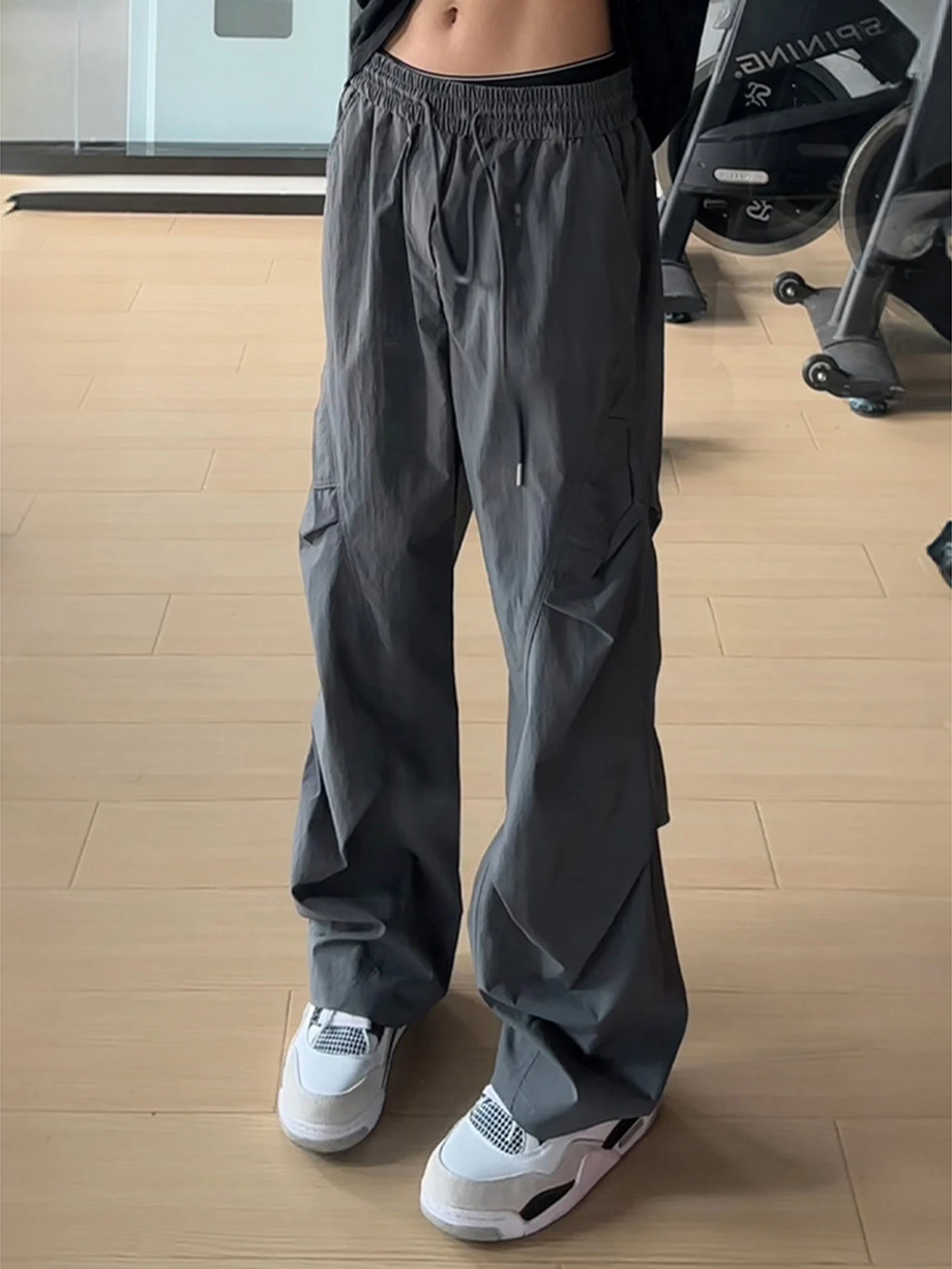 

Deep ey American Workwear Pants Men Summer Nylon Qui Dry Soft ell Climbing Outdoor Straight Leg Trousers Cargo orts