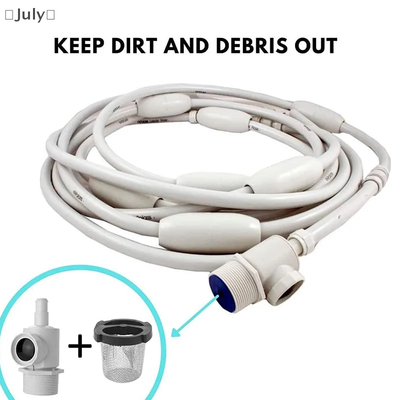 2Pcs 3.5X3X3cm Universal Wall Fitting And Quick Disconnect Filter Screen For Zodiac Polaris Pool Cleaner 280 380 360 180