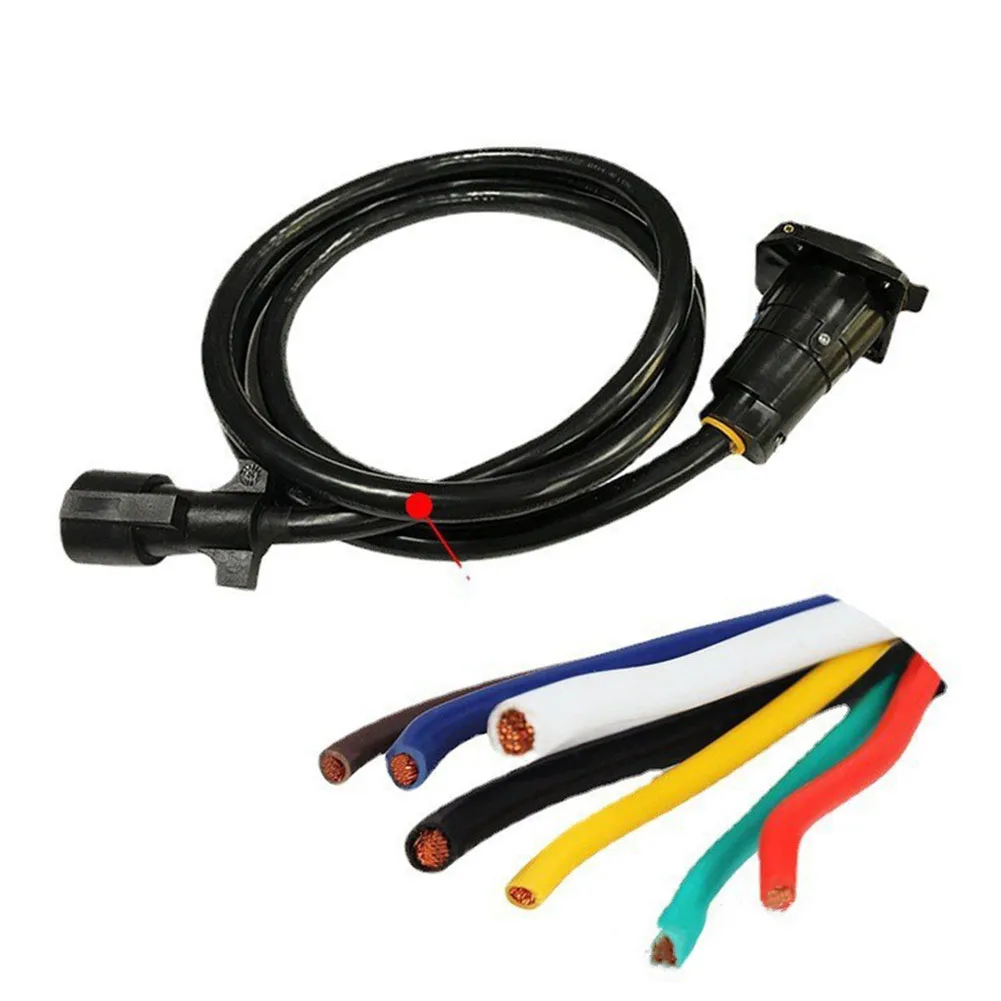 Turn Signals 7-core Trailer Cable High-grade Materials For Safe Trailer Operation For Trailers/towing/vehicles