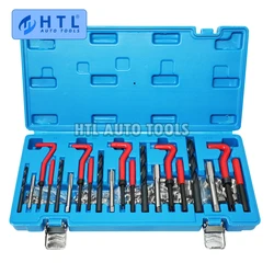 131 Pcs Engine Block Restoring Damaged Thread Repair Tool Kit M5 M6 M8 M10 M12 Professional