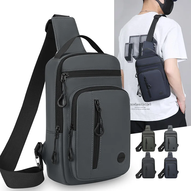

Leisure Chest Bag with Mobile Phone Pocket, Adjustable Shoulder Strap, Sports Chest Bag, Daily Shoulder Bag, Commuting Bag, Etc