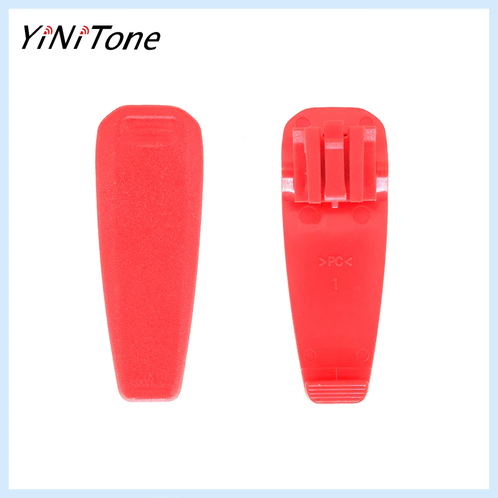 

Ham Radio Accessories BP-265 Two Way Radio Walkie Talkie red Belt Clip