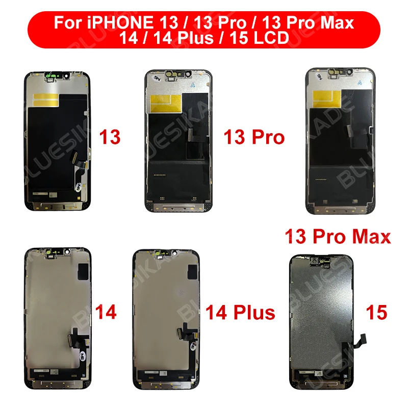 OLED For iPhone X XR XS MAX Display 3D Touch Screen Digitizer For 11 Pro 12 Mini 13 Pro Max 14 Plus 15 LCD Replacement Parts