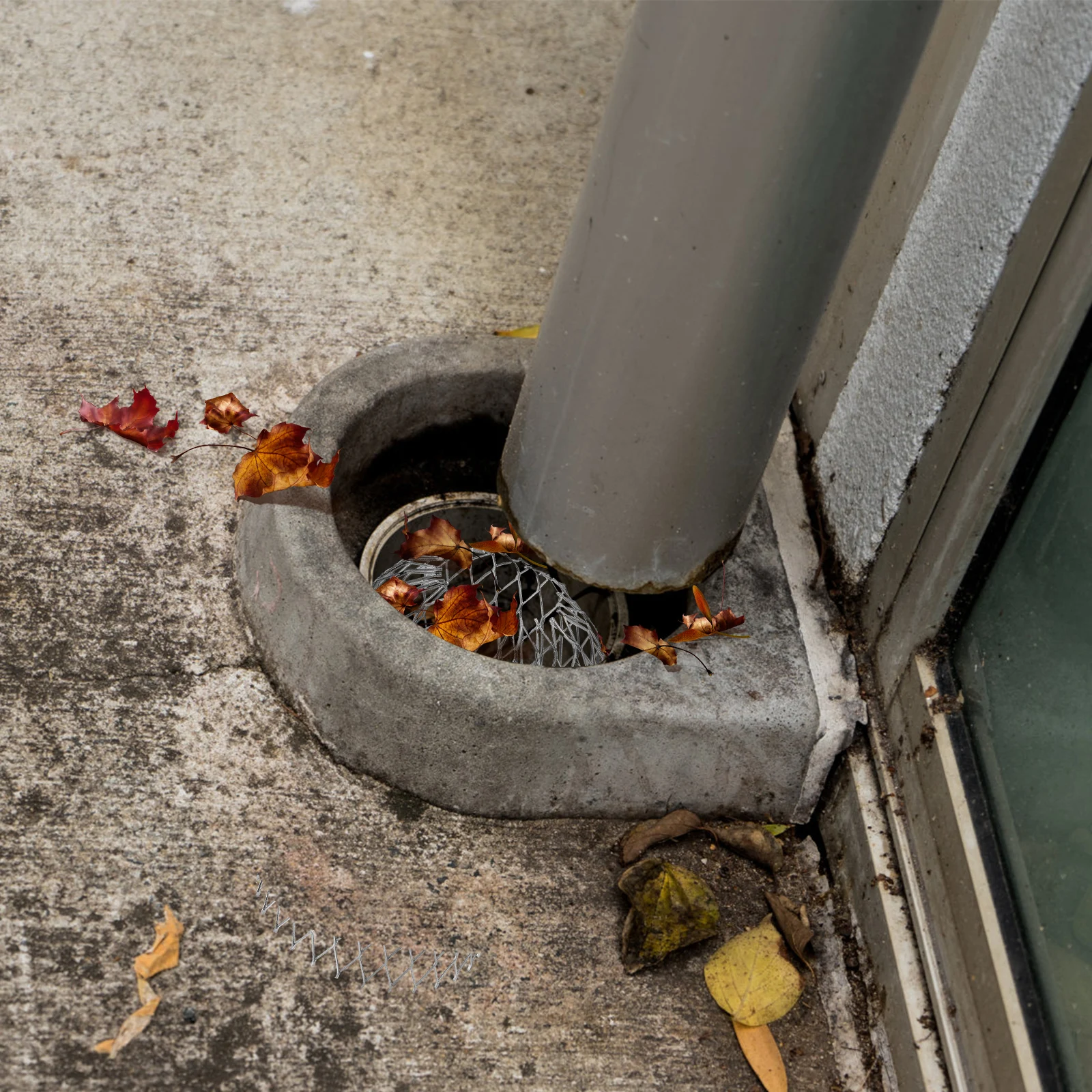 6 pçs protetores de filtro de folha para calhas redonda downspout tela filtro dreno capa placa alumínio detritos net calha protetor
