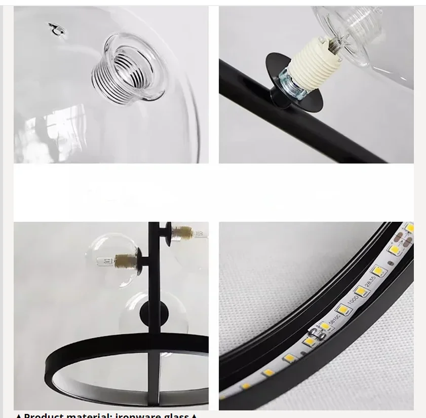 

Блестящий подвесной скандинавский домашний декор, люстры для столовой, подвесные светильники для потолка, светильник для внутреннего освещения