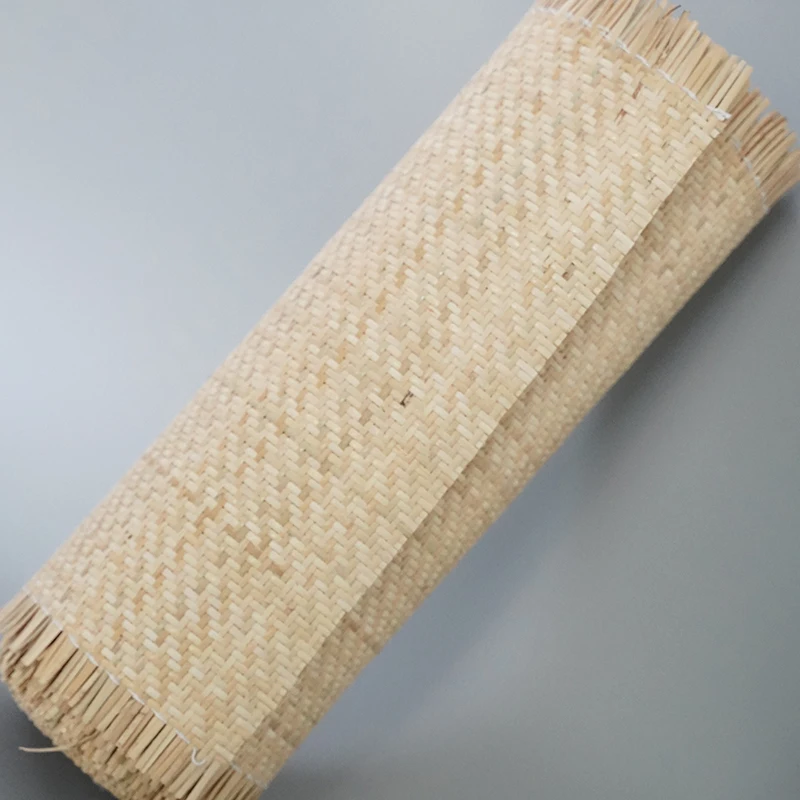 35-80cm Width 10-15 Meters Whole Roll Handwoven Indonesian Natural Real Rattan Diy Weaving Repair Furniture Chair Table Material