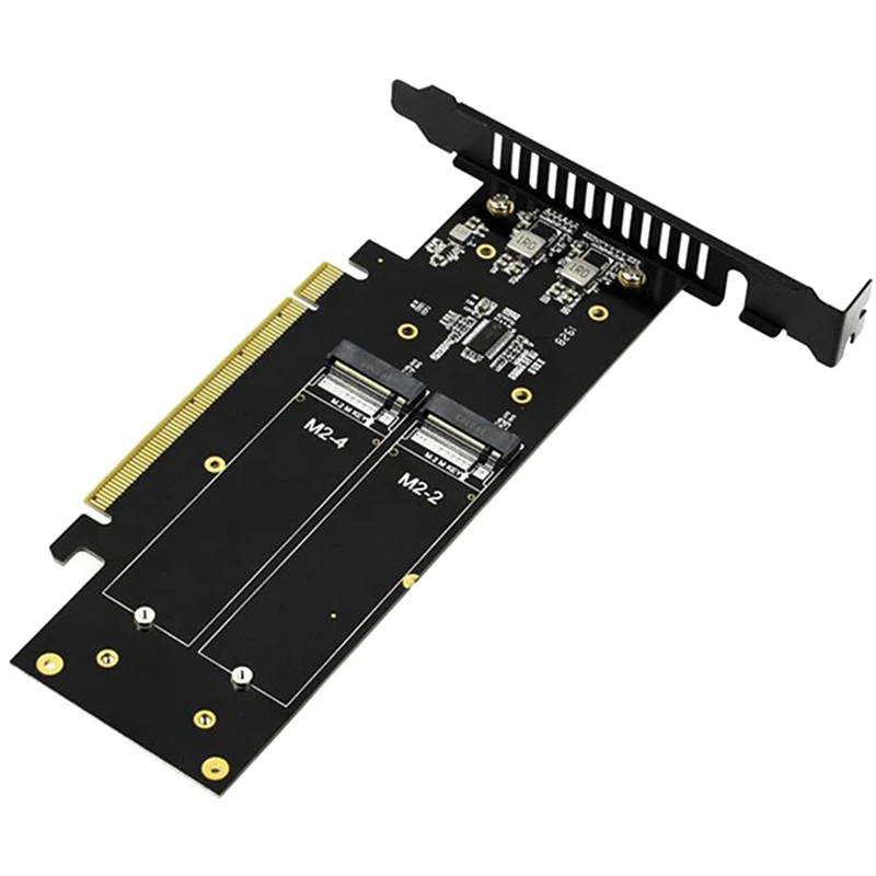 

RAID-карта M.2 X16 TO 4X NVME PCIE3.0 GEN3 X PCI-E VROC Hyper M.2X16 M2X16 X4 Ex4