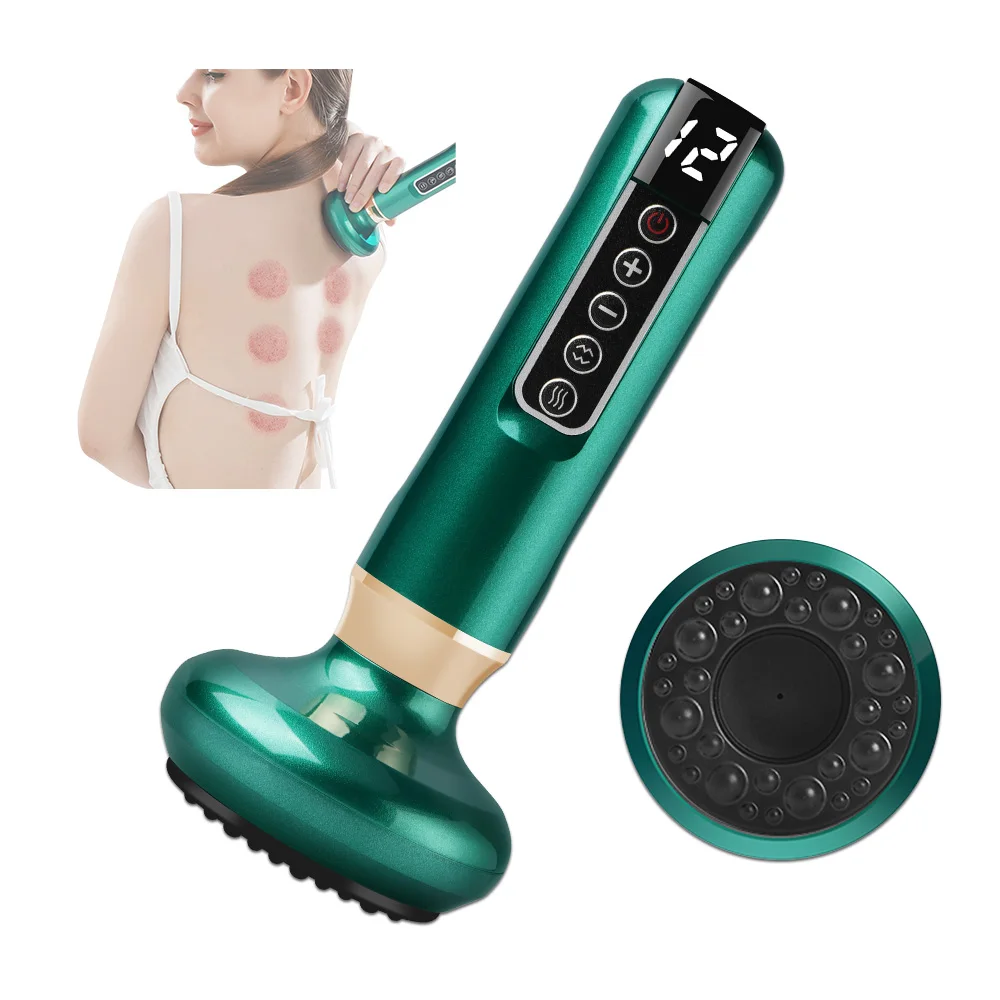 

12 Level Cupping Massager Vacuum Suction Cup GuaSha Anti Cellulite Beauty Health Scraping Infrared Heat Slimming Massage Therapy