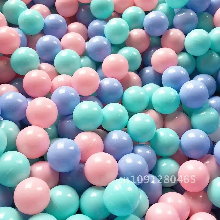 50/100 Pcs Eco-Friendly Colorful Ball Pit Soft Plastic Ocean Ball Water Pool Ocean Wave Ball Outdoor Toys For Children Kids Baby