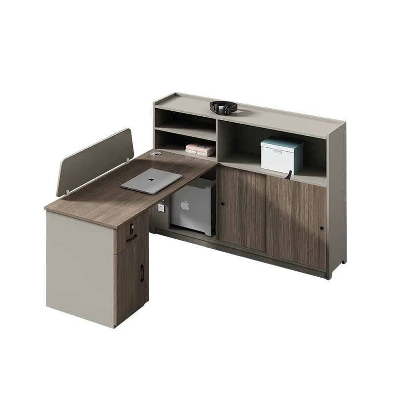

Staff Desk Staff Combination Simple Modern 4/6 Seat Card Seat Office Finance Computer
