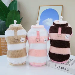 Winter Warm Dog Clothes Puppy Corduroy Jacket Coat Fleece Vest Cat Clothes Pets Sweater Cats Coat Clothing Dogs Chihuahua