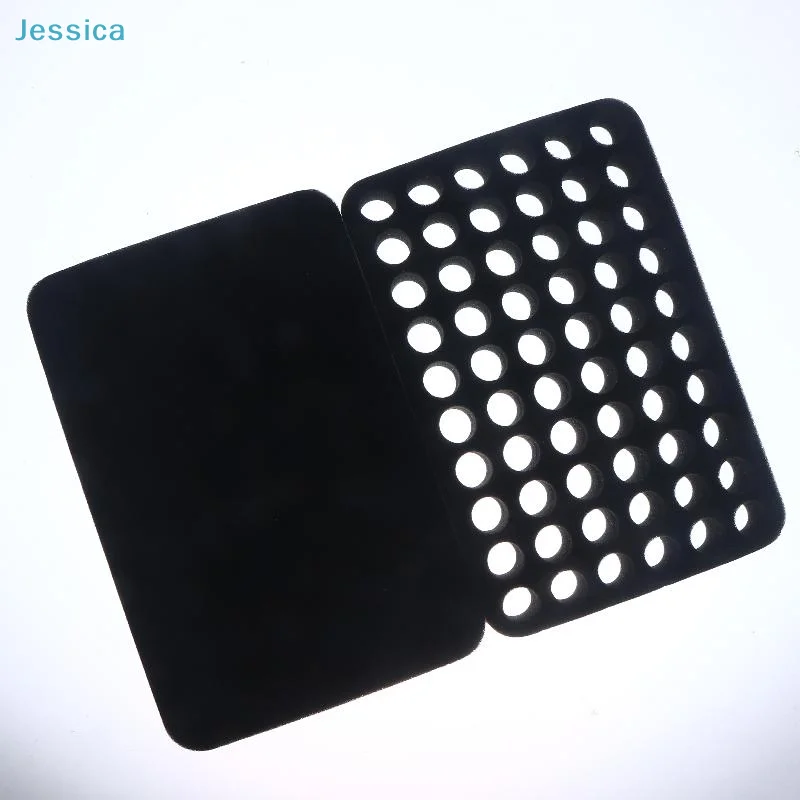 ♥ 60 슬롯 폼 패드 탈착식 바닥 칸막이, 15ml/10ml 네일 폴리시 또는 에센셜 오일 병 60개 보관 가능