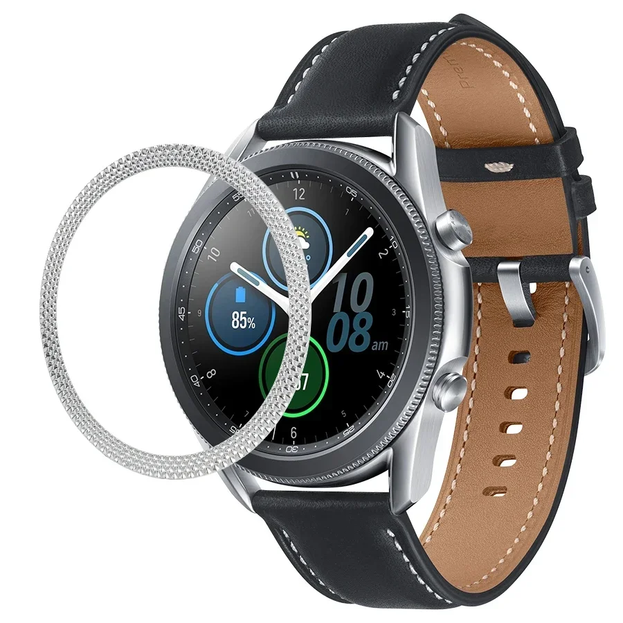 Металлический безель для Samsung Galaxy Watch7 6 5 4 Classic 43 мм 47 мм 42 мм 46 мм 40 мм 44 мм Кольцо-бампер Клейкий чехол Watch3 41/45 мм