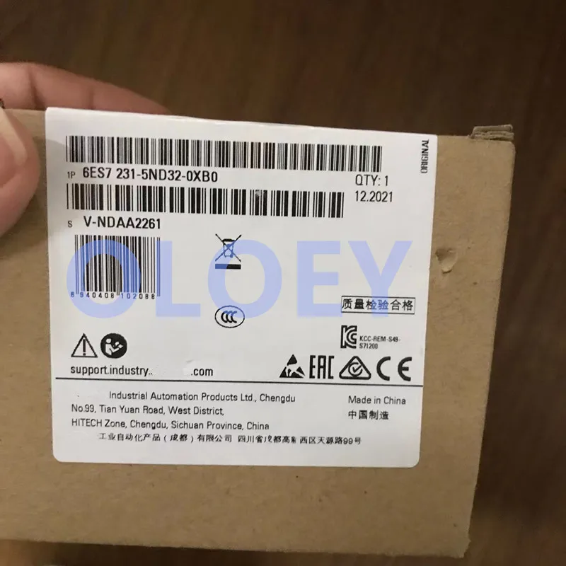 Módulo analógico PLC S7-1200, 6ES7231-4HD32-0XB0 6ES7231-5ND32-0XB0 6ES7231-4HF32-0XB0 6ES7231-5PD32-0XB0 6ES7231-5QD32-0XB0