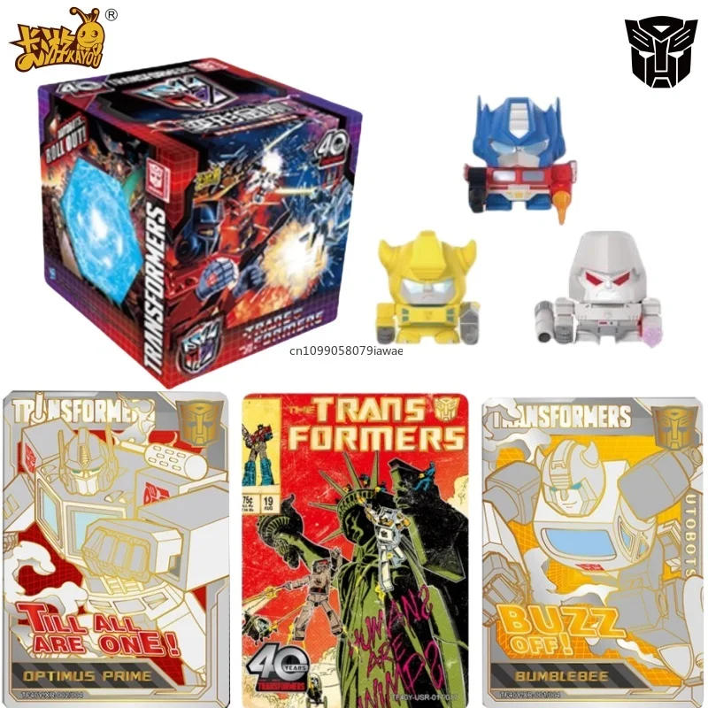 

KAYOU Genuine Transformer Card Horizon Collection 40th Anniversary Energy Gift Box Optimu Prime Peripheral Toy Gift Original Box
