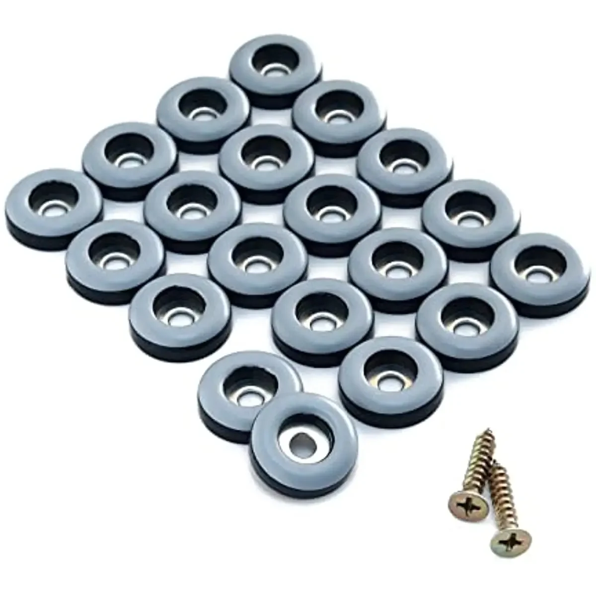 4/8/20pcs Furniture Sliders Pads With Screws 19mm Glides Sliding Block Table Chair Leg Mat Carpet Hardwood Floor Protector