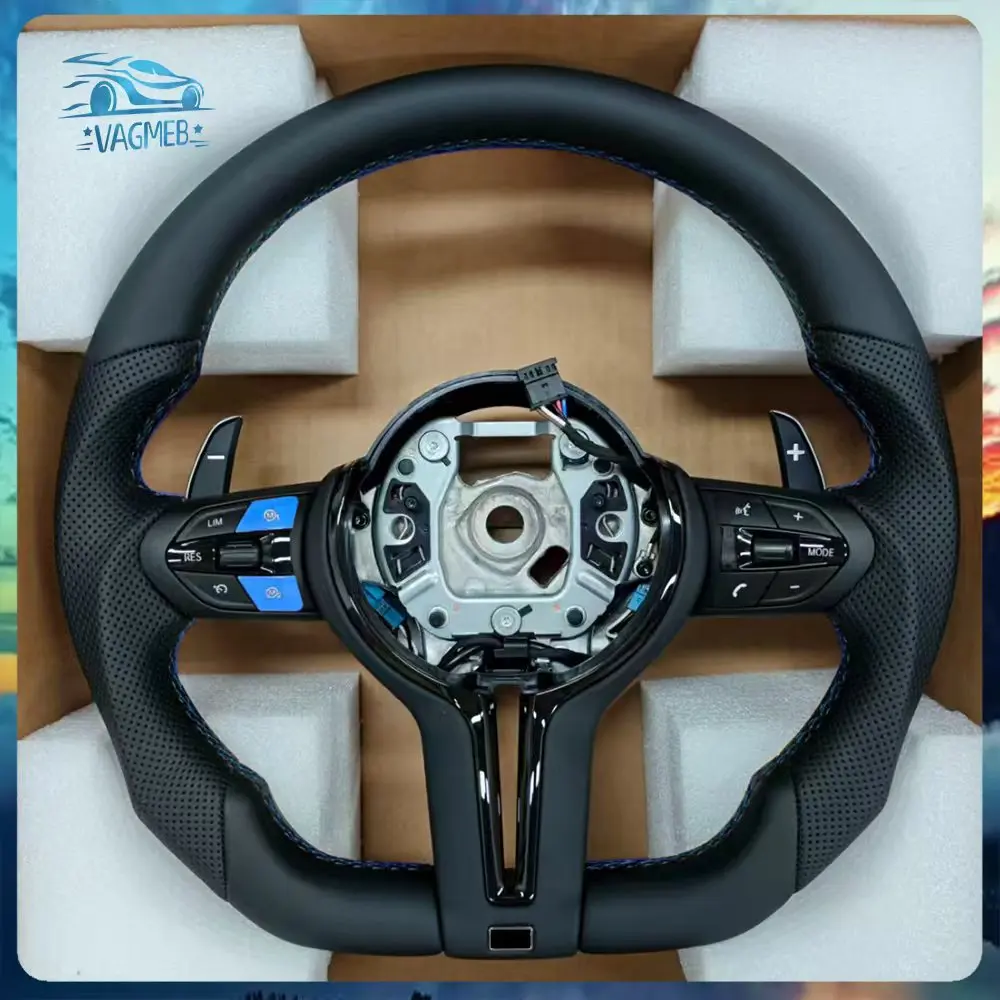 

Для BMW M3 M5 F10 F11 F12 F13 F20 F21 F22 F25 F30 F31 F32 F33 F34 F36 M рулевое колесо с логотипом в сборе, полуперфорированная кожа