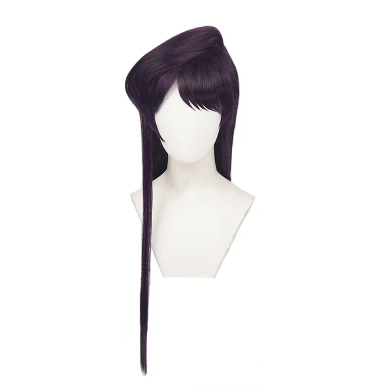 Komi-san Wa Comyushou Desu Komi Shoko Cosplay Wig Purple Black Synthetic Hair Heat Resistant Women Cosplay Wigs