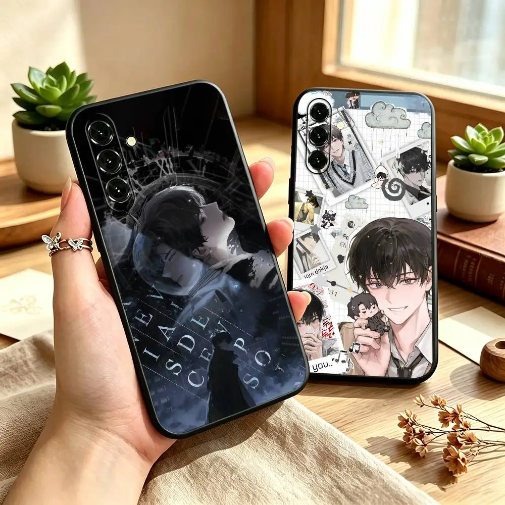 Omniscient Readers V-Viewpoint Manhwa Phone Case For Samsung Galaxy A73,A72,A71,A70,A53,A52,A51,Soft Silicone Black Cover
