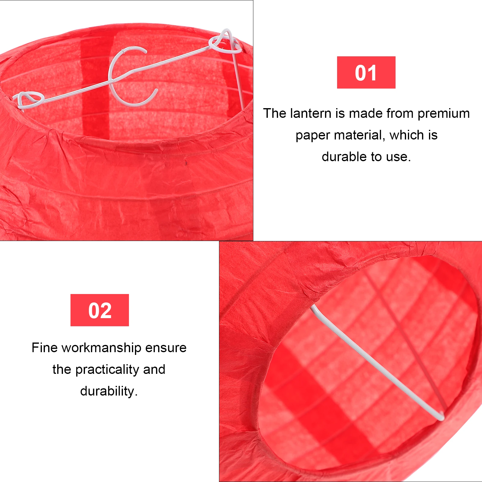 

2 Pcs Paper Lanterns Japanese Style Outdoor Decorative Festival Wedding Party Foldable Lantern for BBQ Pub Restaurant