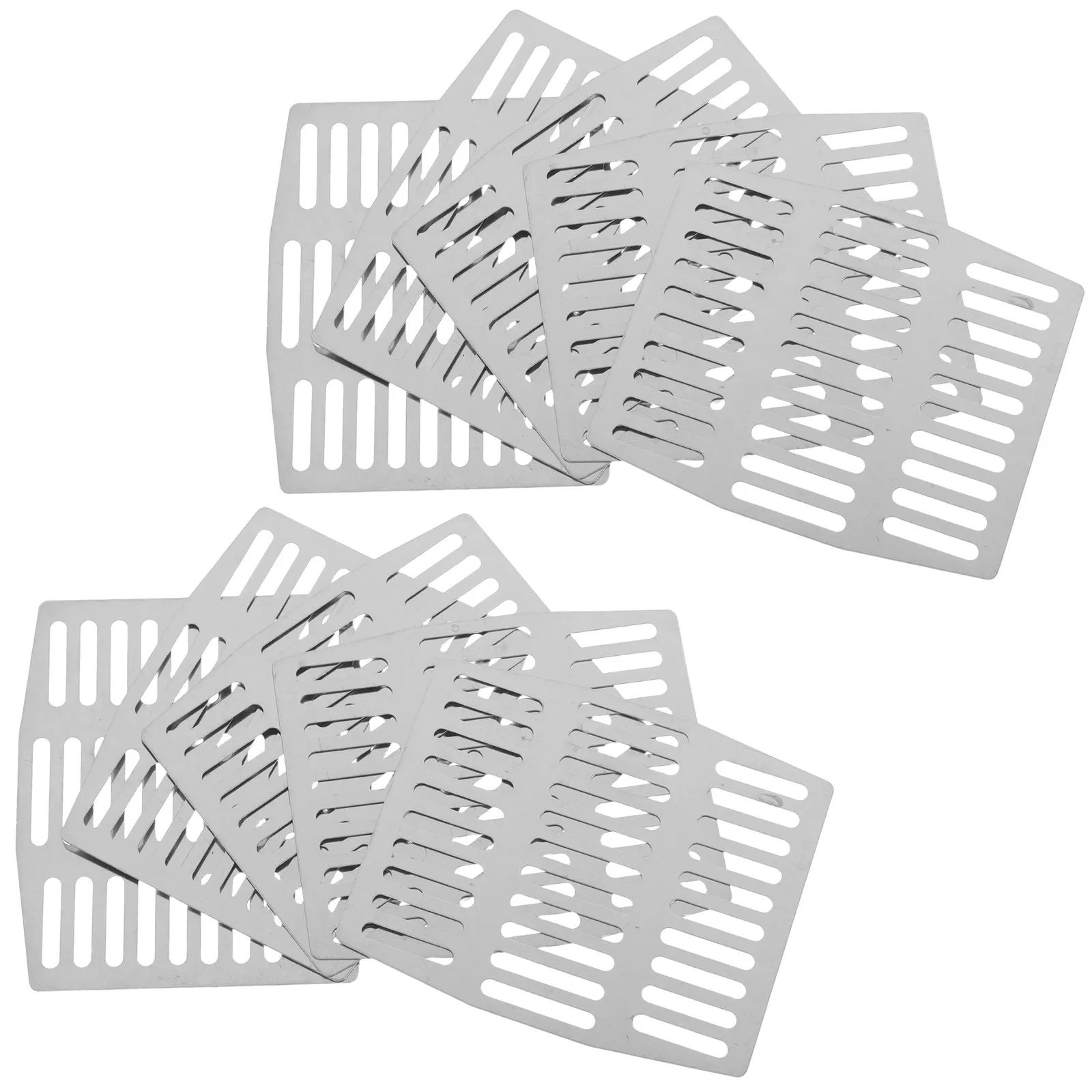 10Pcs Stainless Steel Brick Weep Hole Cover Spring Screen Wall Hole Protector Fits Multiple Sizes Brick Wall Weep Cover