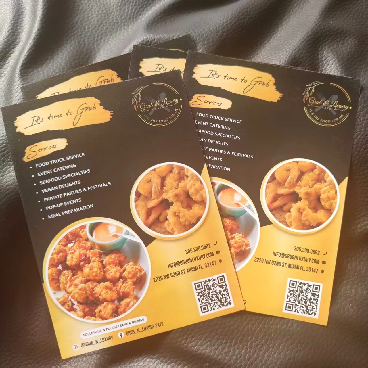 200/300 piezas Personalizar folletos A5 A6, folletos publicitarios y impresión de papel de 157 g para salones de belleza y su negocio