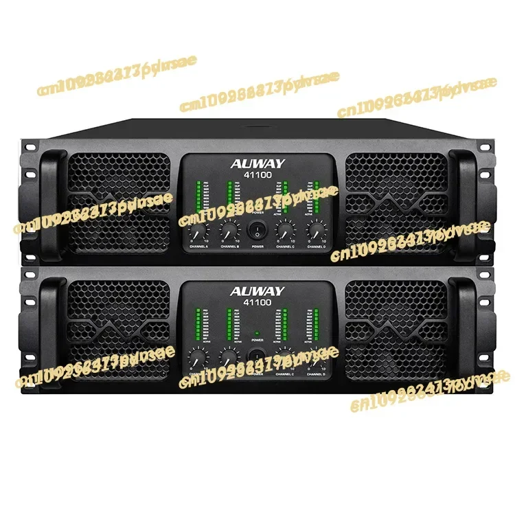

NEW 41100 power amplifier Class H 3U 4 Channel Digital Stereo Power Amplifier Audio 1100w high power amplifiers linear