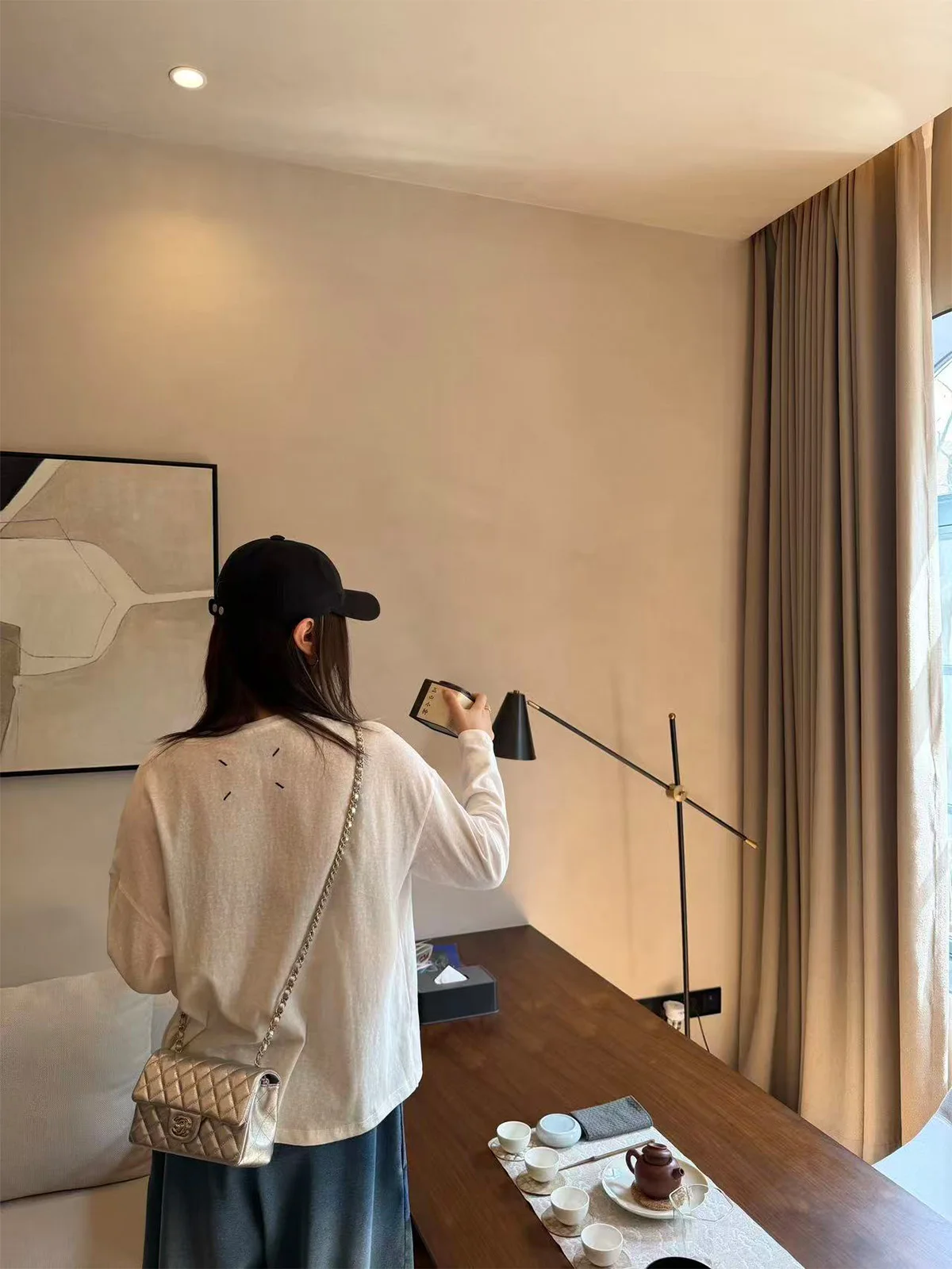 

Женская базовая футболка Lin Rou Rou Long Sve, весенняя, однотонная, простой дизайн, удобная, из смесового хлопка и полиэстера