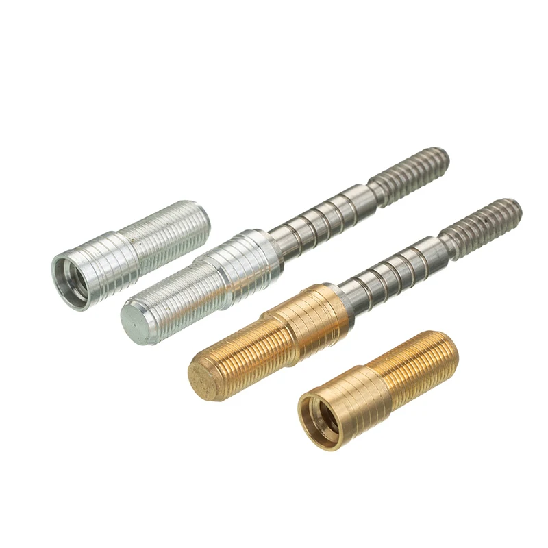 VP2 Joints and Inserts Pool Cue Joint Screw Billiards Stick Replacement Screw Center Joint, Rod Parts Making Cue Hareware