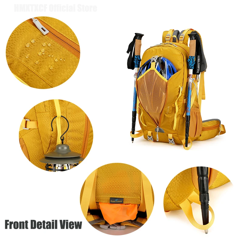 المشي لمسافات طويلة تخزين على ظهره قوي 40 لتر حقيبة السفر التكتيكية على ظهره الرحلات على ظهره تسلق الجبال المشي لمسافات طويلة التخييم على ظهره #2