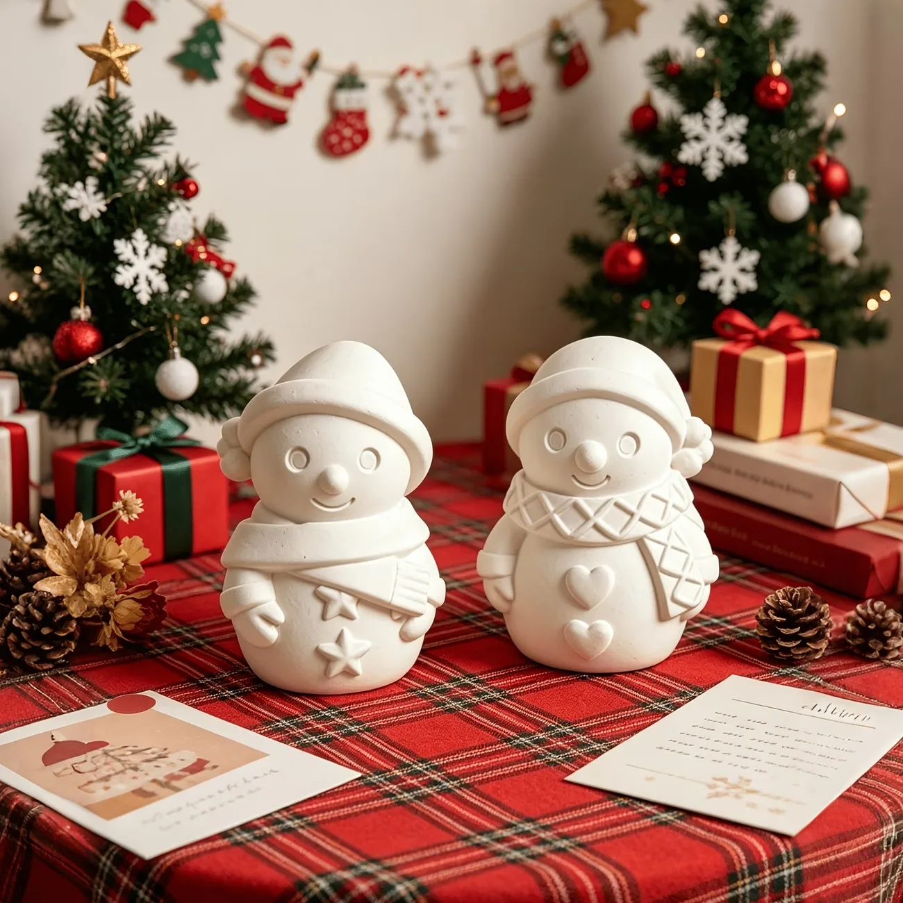 3D Mini-Schneemann Silikonformen, mit Herz- und Schneeflocken-Details, für DIY-Feiertagsdekorationen, Schmuckherstellung, Festliche Heimdekoration