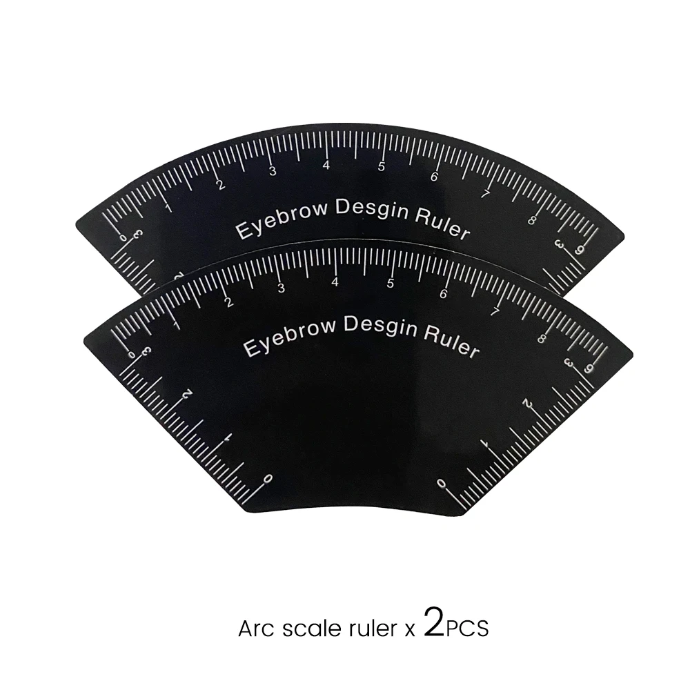 Reuse Fast Drawing Eyebrow Ruler Microblading Mapping Tool Shaping Permanent Makeup Drawing Guide Ruler Tattoo Supplies PVC Tool