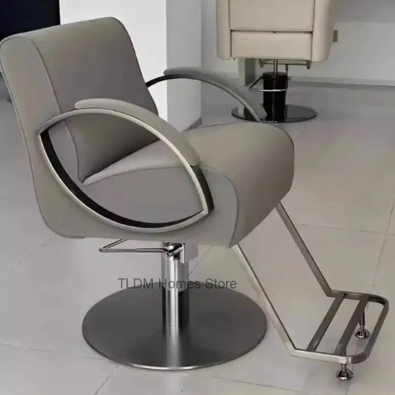 Luxury Manicure Cosmetic Barber Chair Equipment Shampoo Pedicure Barber Chair Swivel Silla De Ruedas Beauty Salon Furniture