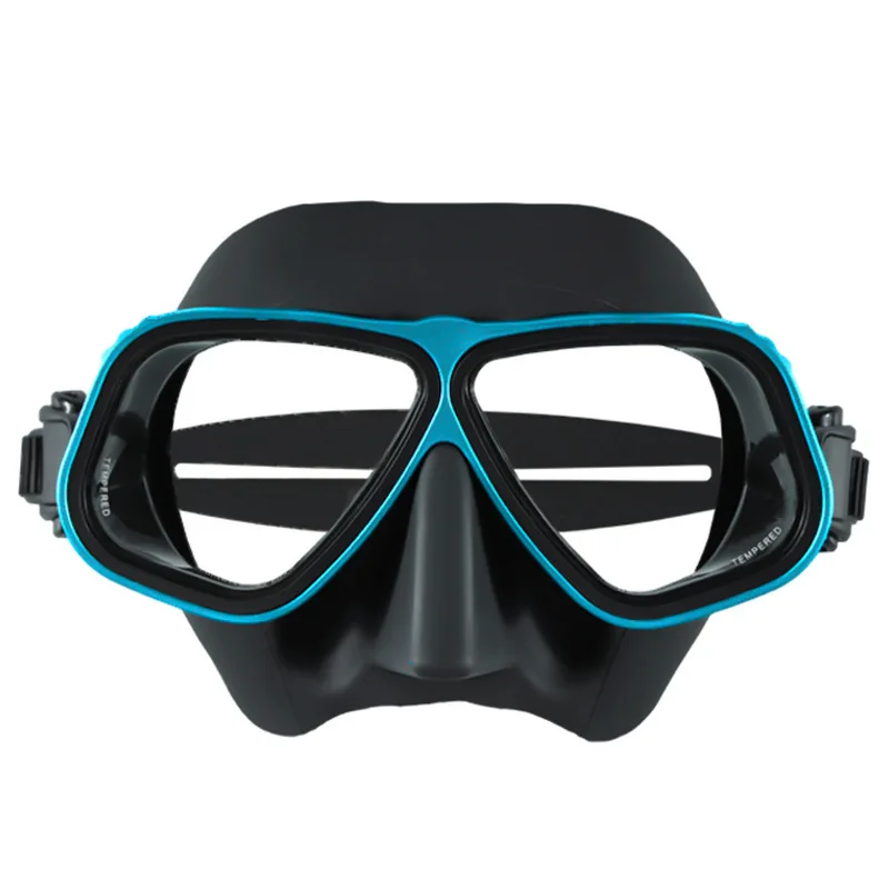 

Free diving goggles aluminum alloy frame diving mask anti-fog free snorkeling