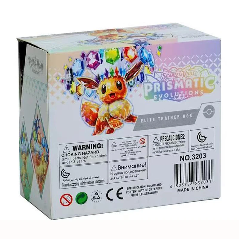360Pcs Pokemon Card Prismatic Evolutions SCARLET VIOLE English Version Pokemon Booster Battle Transaction Card