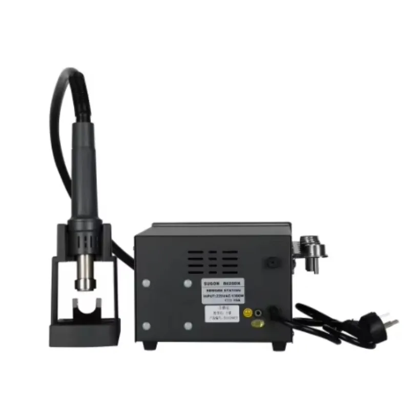 جديد SUG 8620DX 1000 واط محطة إعادة تشغيل الهواء الساخن الحواسيب الصغيرة التحكم في درجة الحرارة بغا محطة إعادة العمل منحني فوهة لحام إصلاح